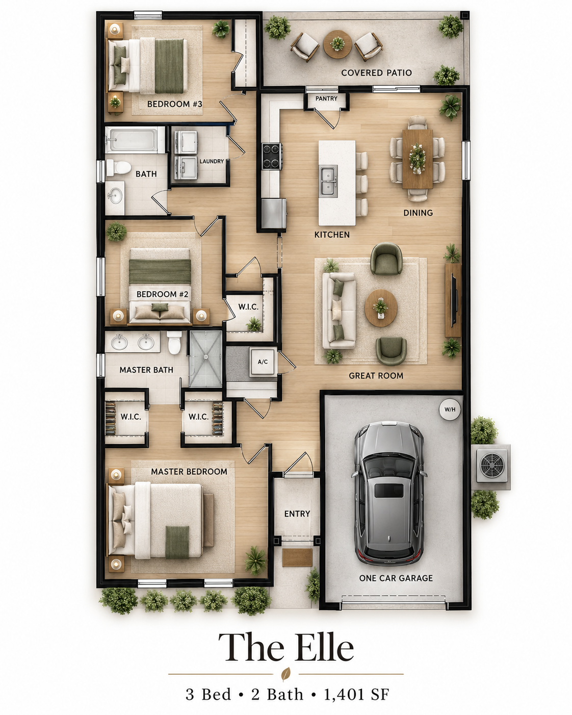 The Elle floor plan